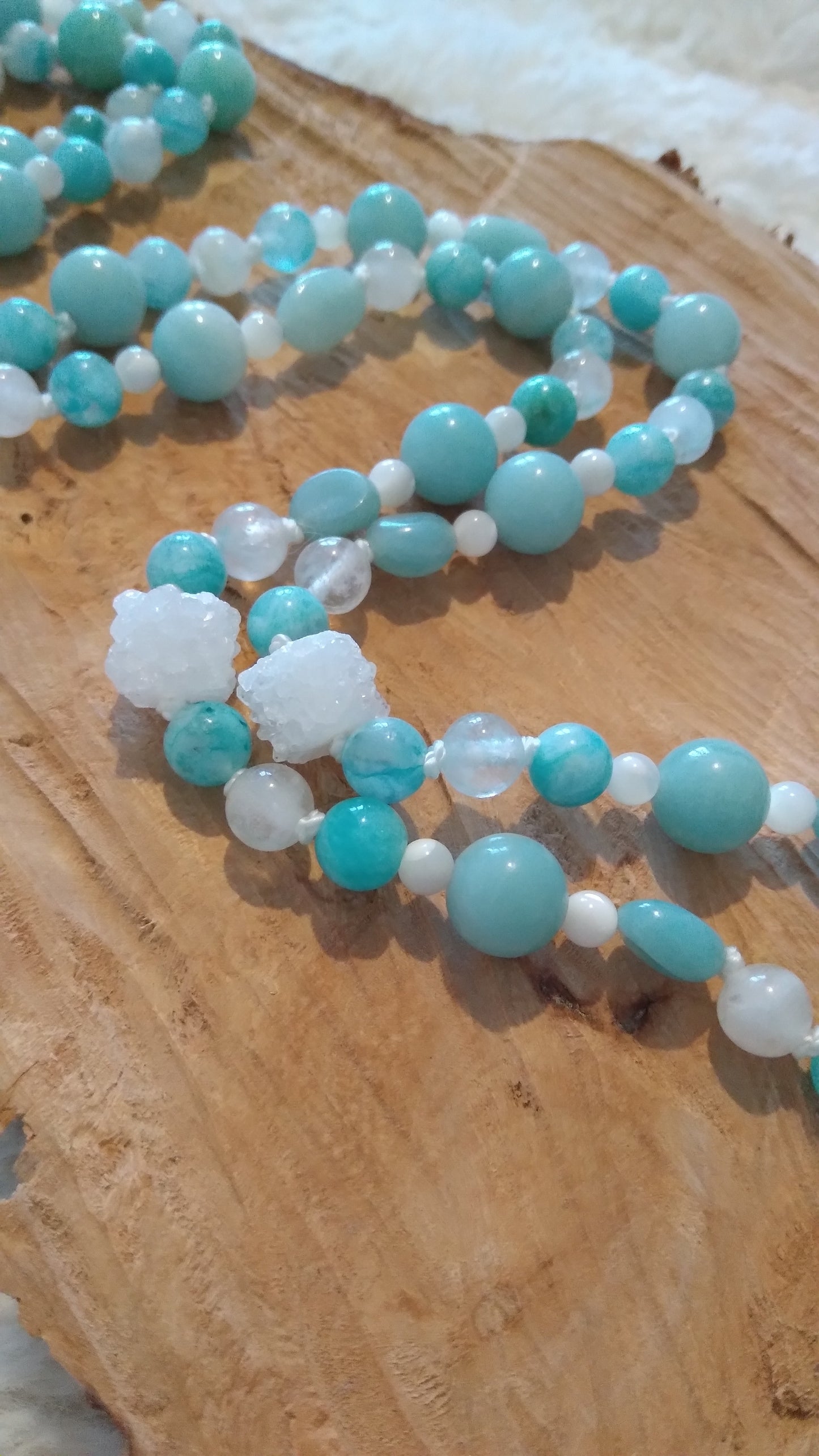 perles amazonite