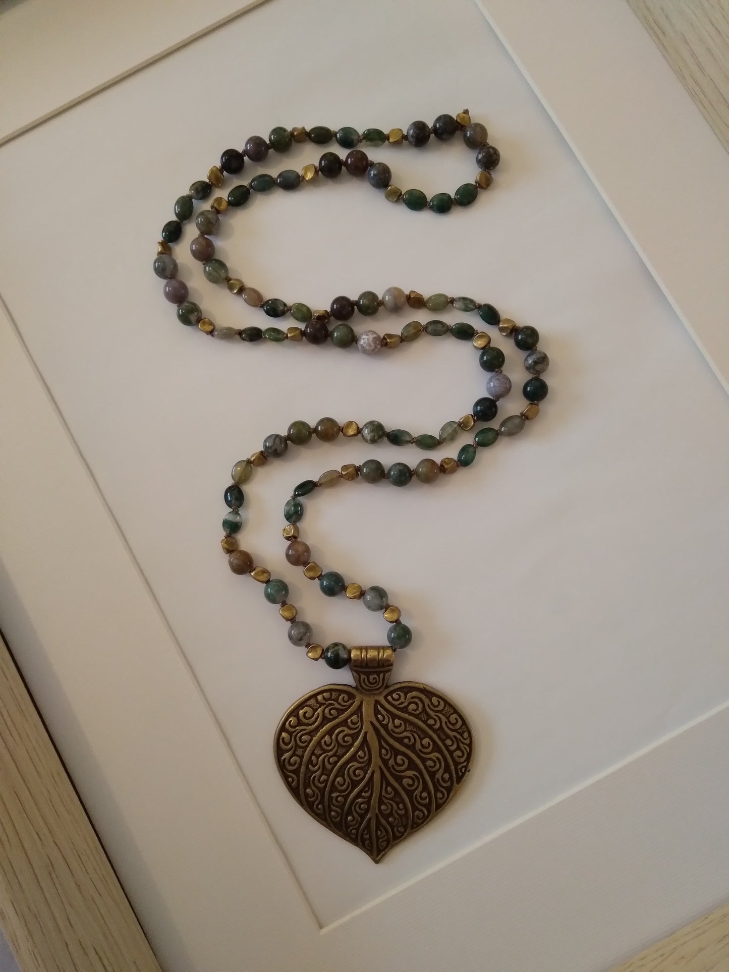 Mala en agate indienne "Zénitude"