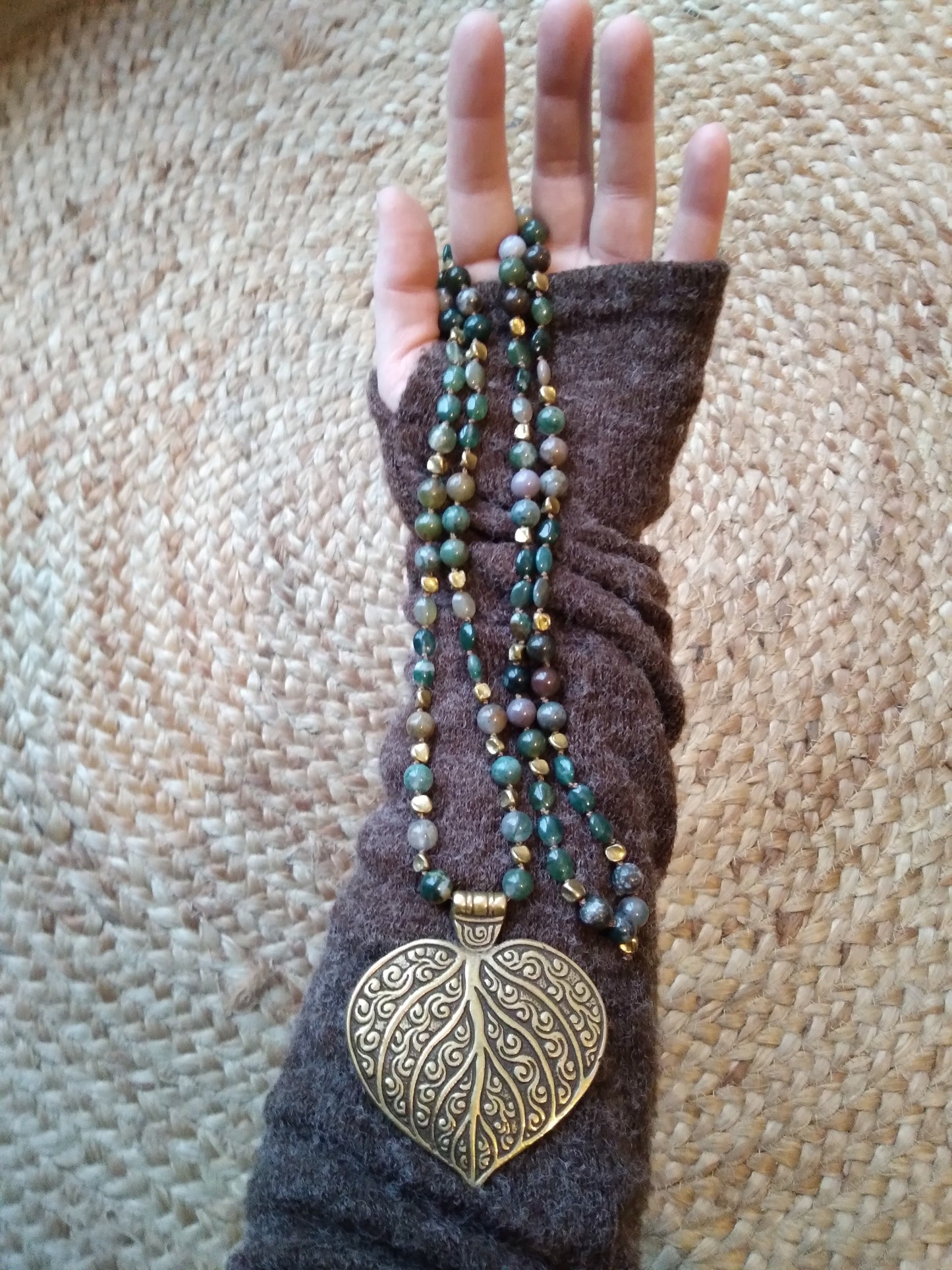 Mala en agate indienne "Zénitude"